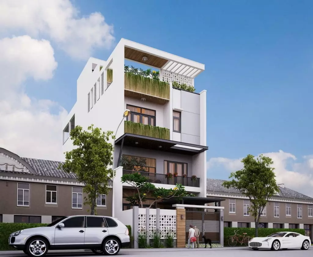 20+ Mẫu nhà phố 3 tầng mặt tiền 7m đẹp và hiện đại nhất